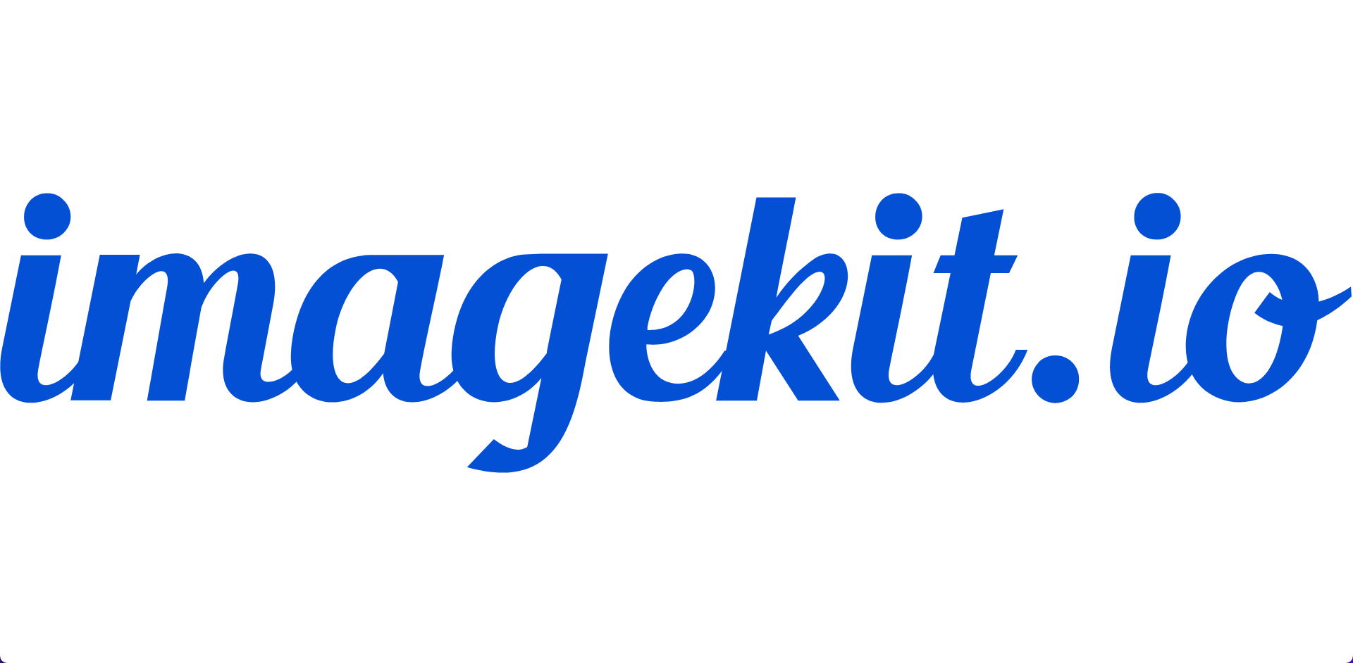 ImageKit.io - Real-time media processing APIs and DAM Platform