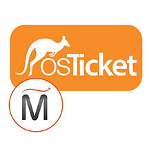 osTicket pre-configured by Miri Infotech Inc. on Ubuntu logo