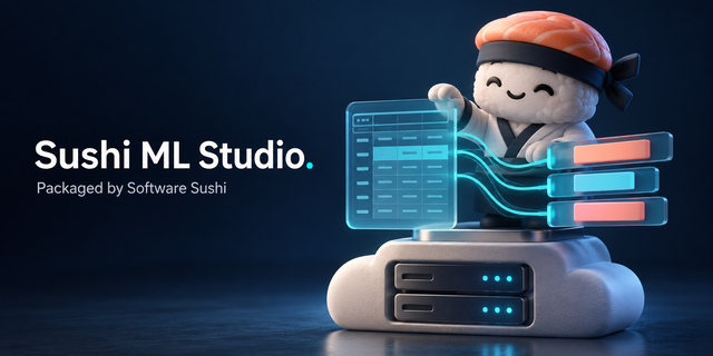 Sushi ML Studio: No-Code Machine Learning with scikit-learn