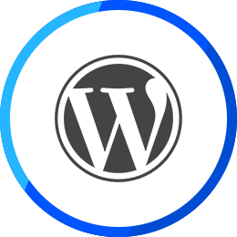 WordPress powered by Amimoto logo