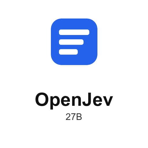 OpenJev 27B