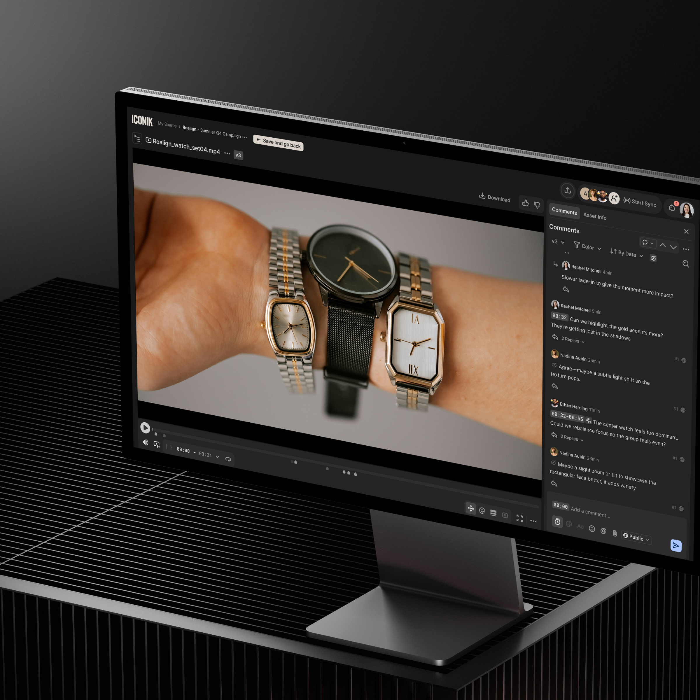 Select video