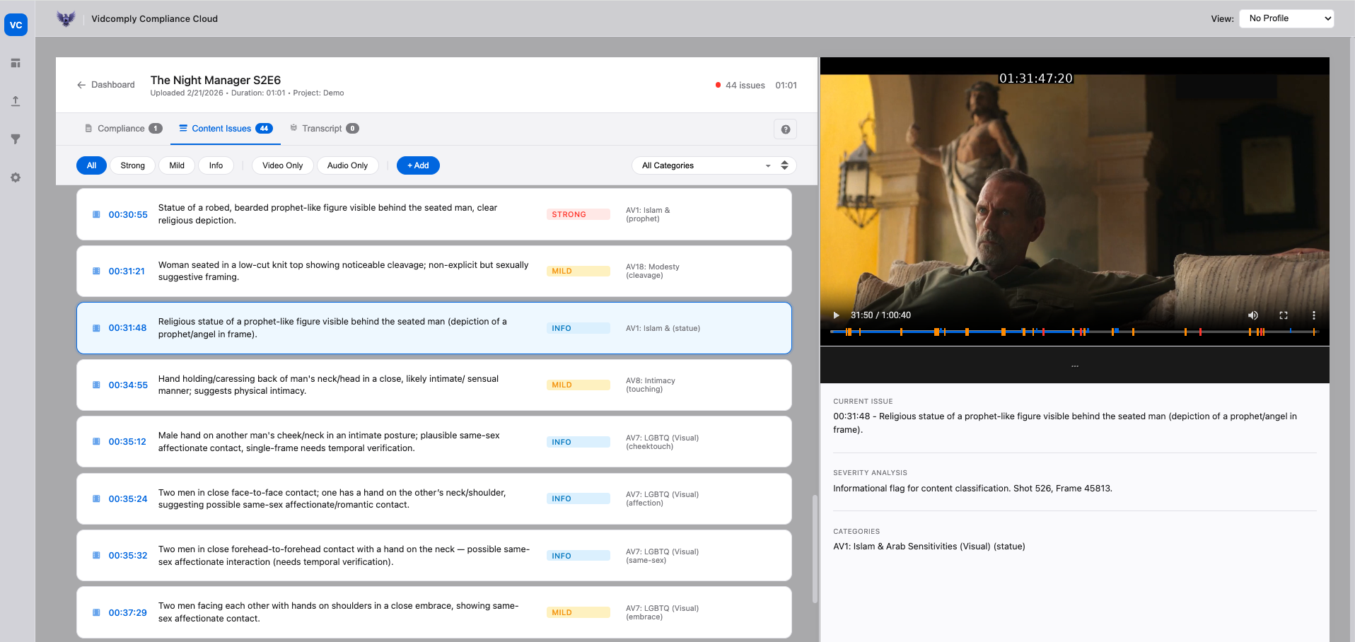 Select video