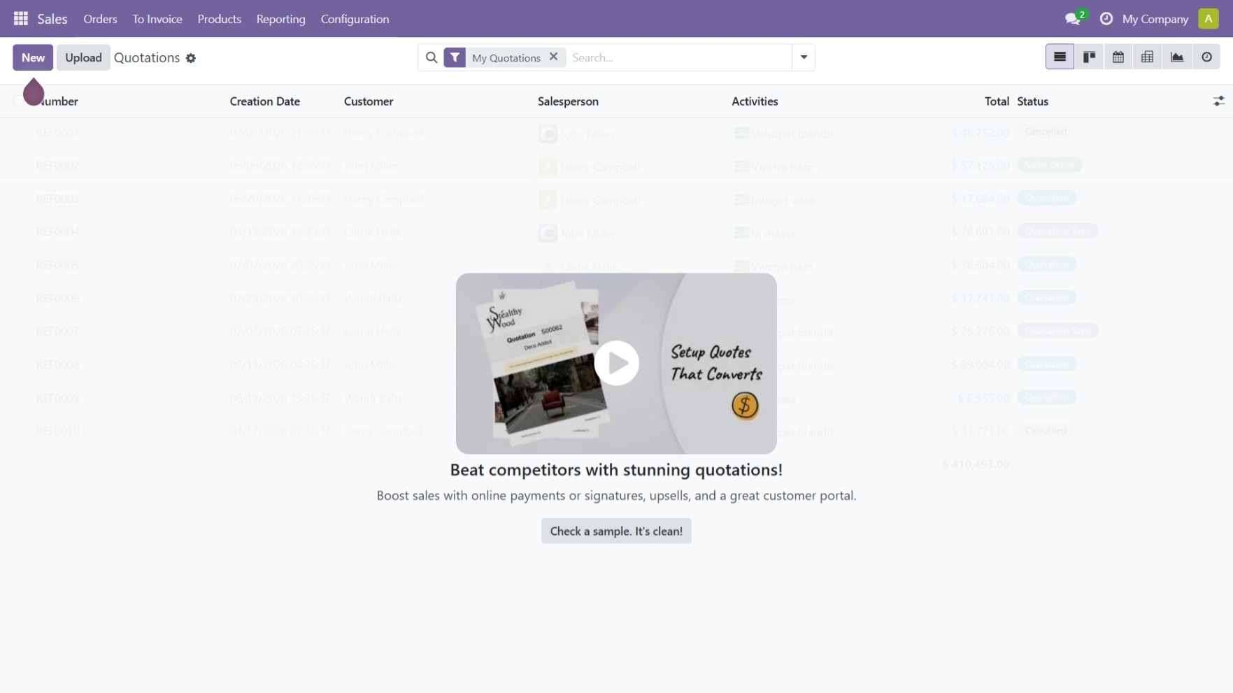 Select video